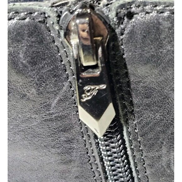 Fergie Womens Nemo Mid Calf Ankle Boots Black Zip Up + Laced Size 7.5M Punk Emo - Picture 11 of 11